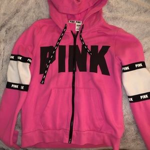 pink jacket